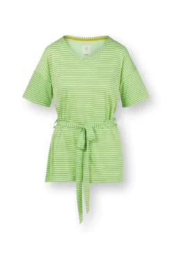 Tonya Top Kurze Ärmeln Little Sumo Stripe Grün