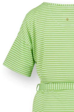 Tonya Top Kurze Ärmeln Little Sumo Stripe Grün