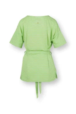 Tonya Top Kurze Ärmeln Little Sumo Stripe Grün