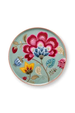 Tortenteller Klein Blooming Tales Fantasy Blau 21cm