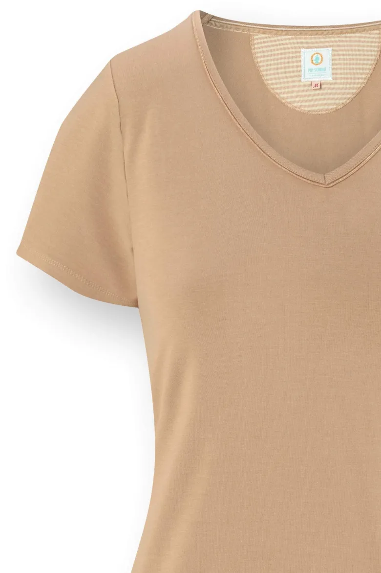 Toy Top Kurze Ärmeln Solid Sand