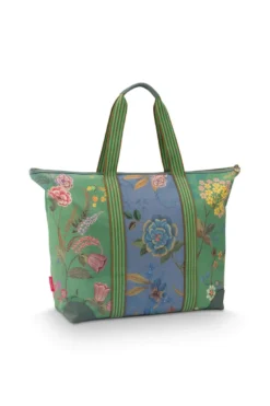 Tragetasche Tilda Groß Bodhi Flower Grün