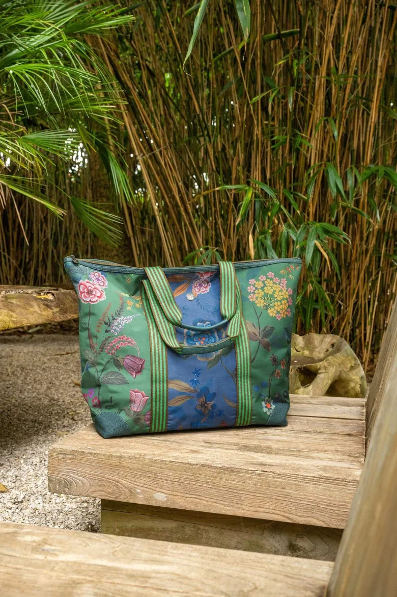 Tragetasche Tilda Groß Bodhi Flower Grün