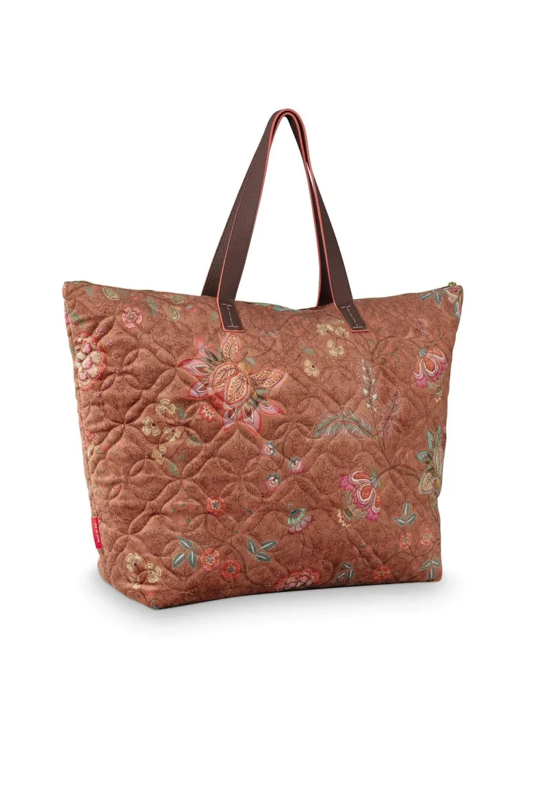 Tragetasche Tilda Groß Mumbai Morning Braun