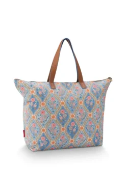Tragetasche Tilda Groß Ornamento Blau