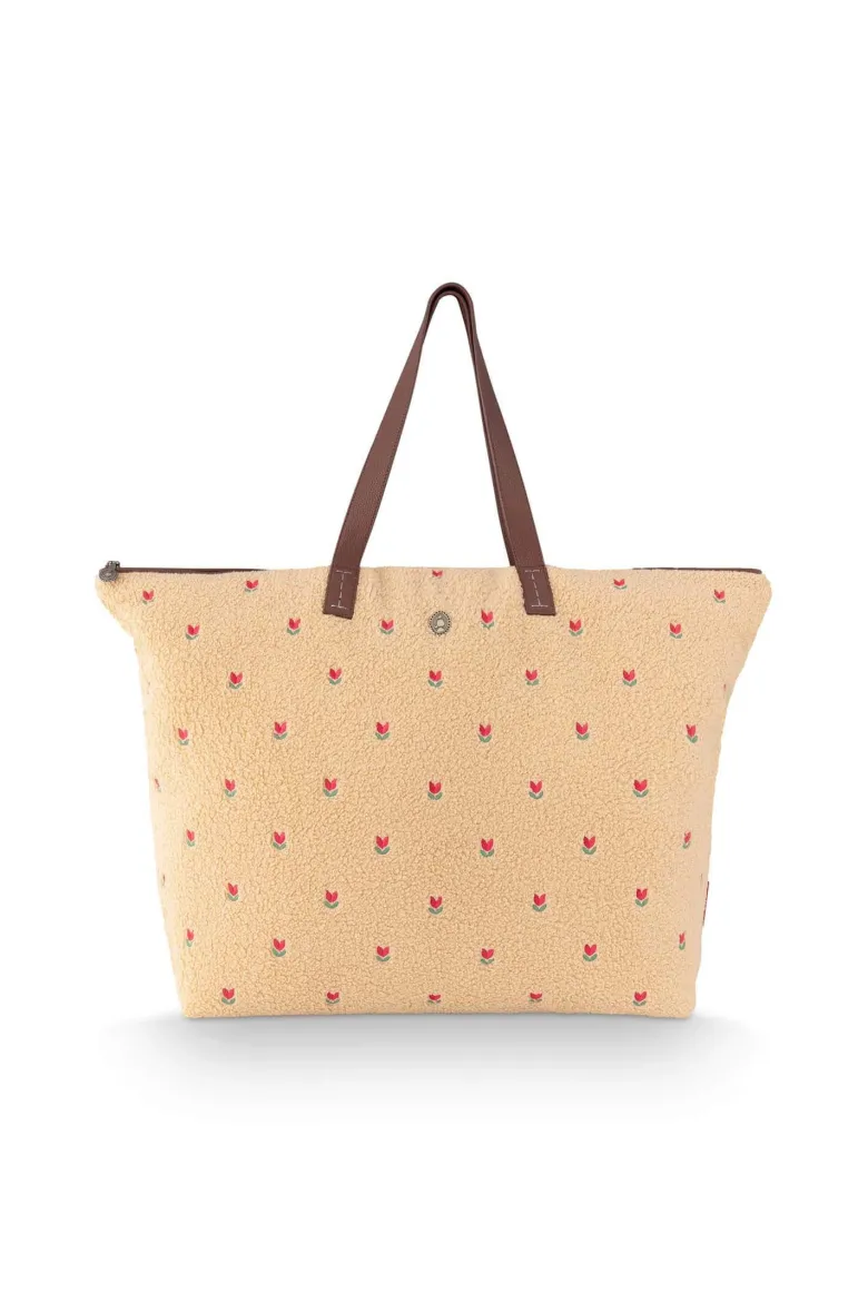 Tragetasche Tilda Groß Teddy Sand