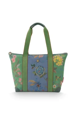 Tragetasche Tilda Mittelgroß Bodhi Flower Grün