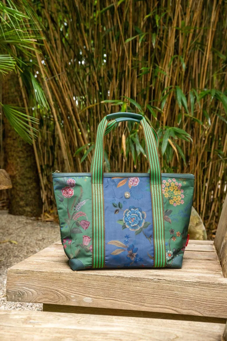 Tragetasche Tilda Mittelgroß Bodhi Flower Grün