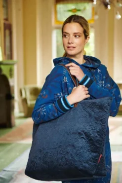 Tragetasche Tilda Samt Quiltey Days Blau