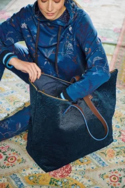 Tragetasche Tilda Samt Quiltey Days Blau