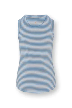Trinity Ärmellos Top Little Sumo Stripe Blau