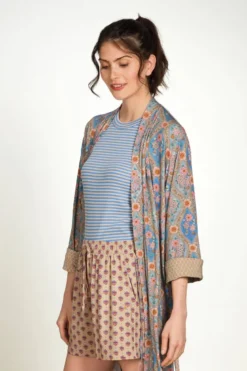 Trinity Ärmellos Top Little Sumo Stripe Blau