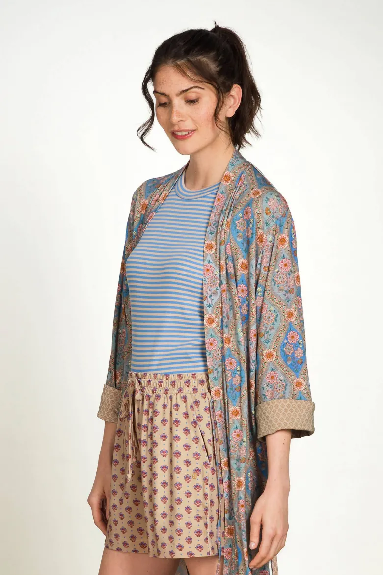 Trinity Ärmellos Top Little Sumo Stripe Blau