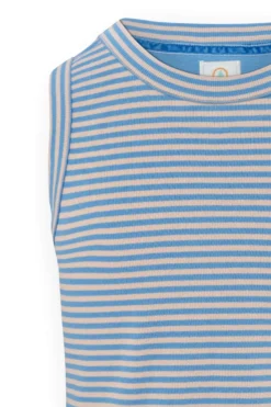 Trinity Ärmellos Top Little Sumo Stripe Blau
