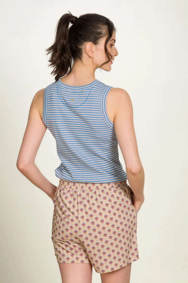 Trinity Ärmellos Top Little Sumo Stripe Blau