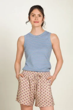 Trinity Ärmellos Top Little Sumo Stripe Blau