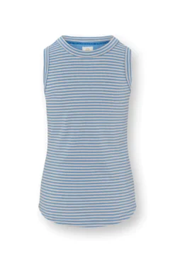 Trinity Ärmellos Top Little Sumo Stripe Blau