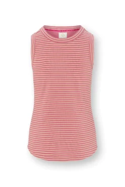 Trinity Ärmellos Top Little Sumo Stripe Rosa