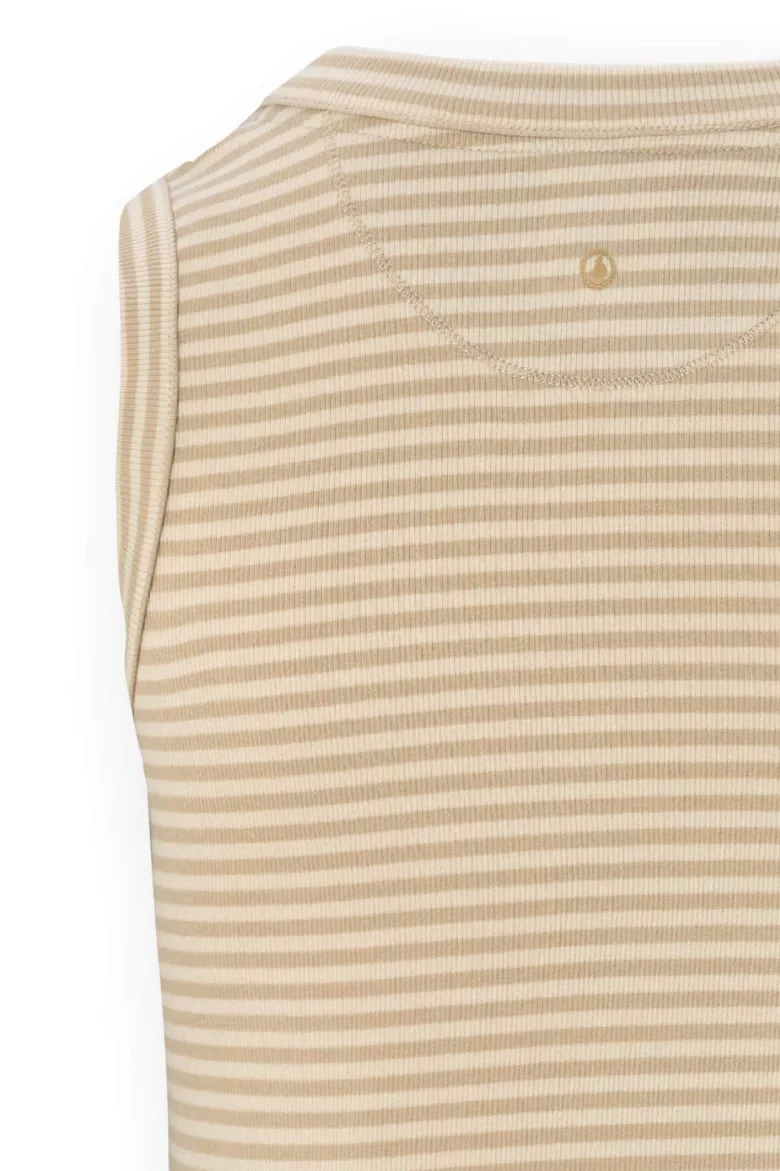 Trinity Ärmellos Top Little Sumo Stripe Sand