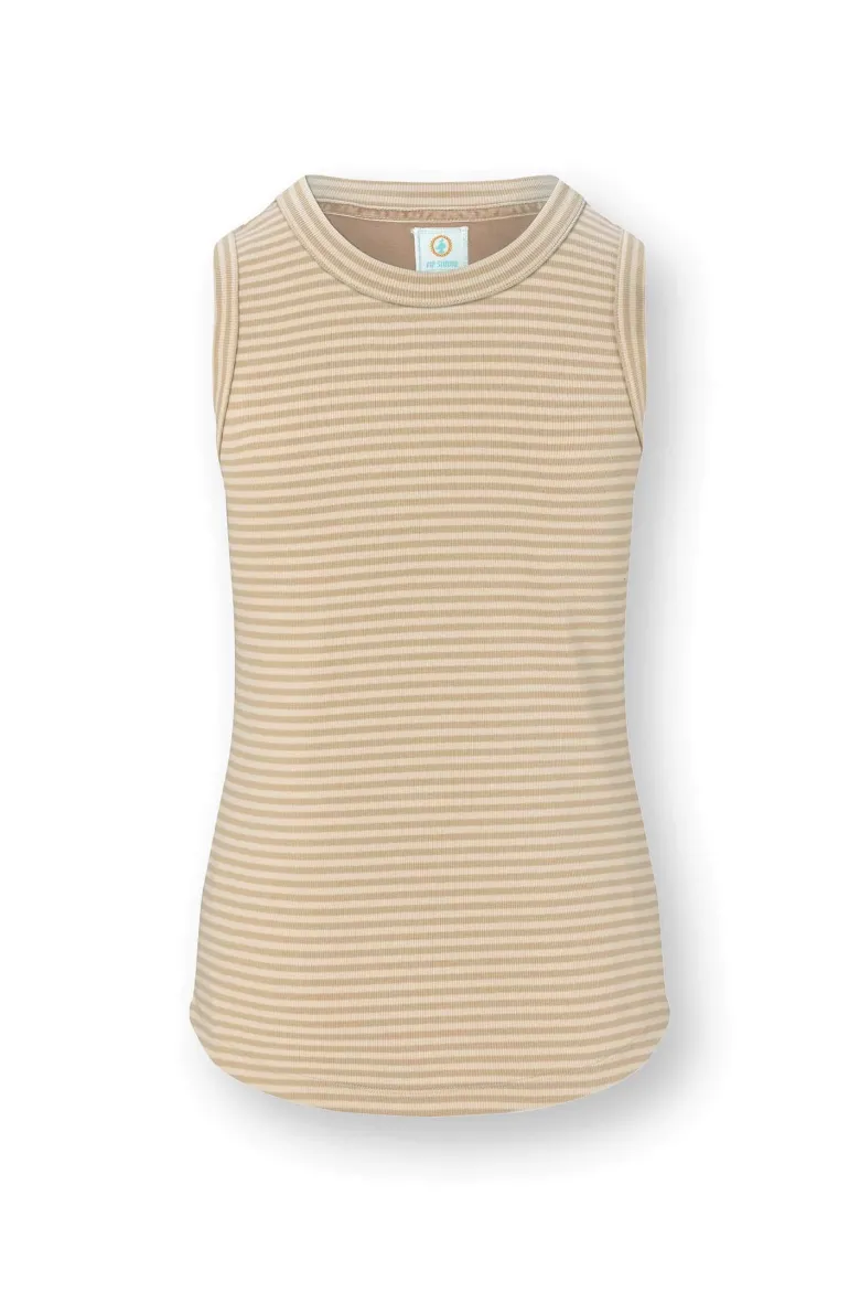 Trinity Ärmellos Top Little Sumo Stripe Sand