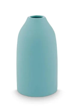 Vase Keramik Matt Blau 20cm
