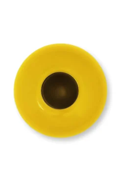 Vase Metall Gelb 23cm