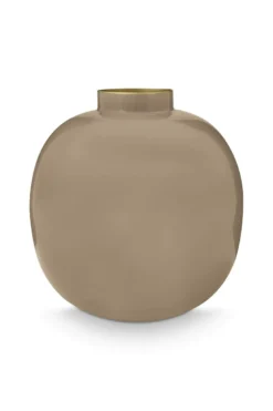 Vase Metall Khaki 23cm