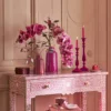 Vase Metall Rosa 28cm