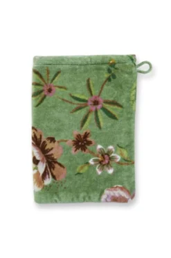 Waschlappen Set/3 Secret Garden Grün 16X22cm