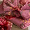 Waschlappen Set/3 Secret Garden Mauve 16x22cm