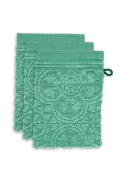 Waschlappen Set/3 Tile de Pip Grün 16x22 cm