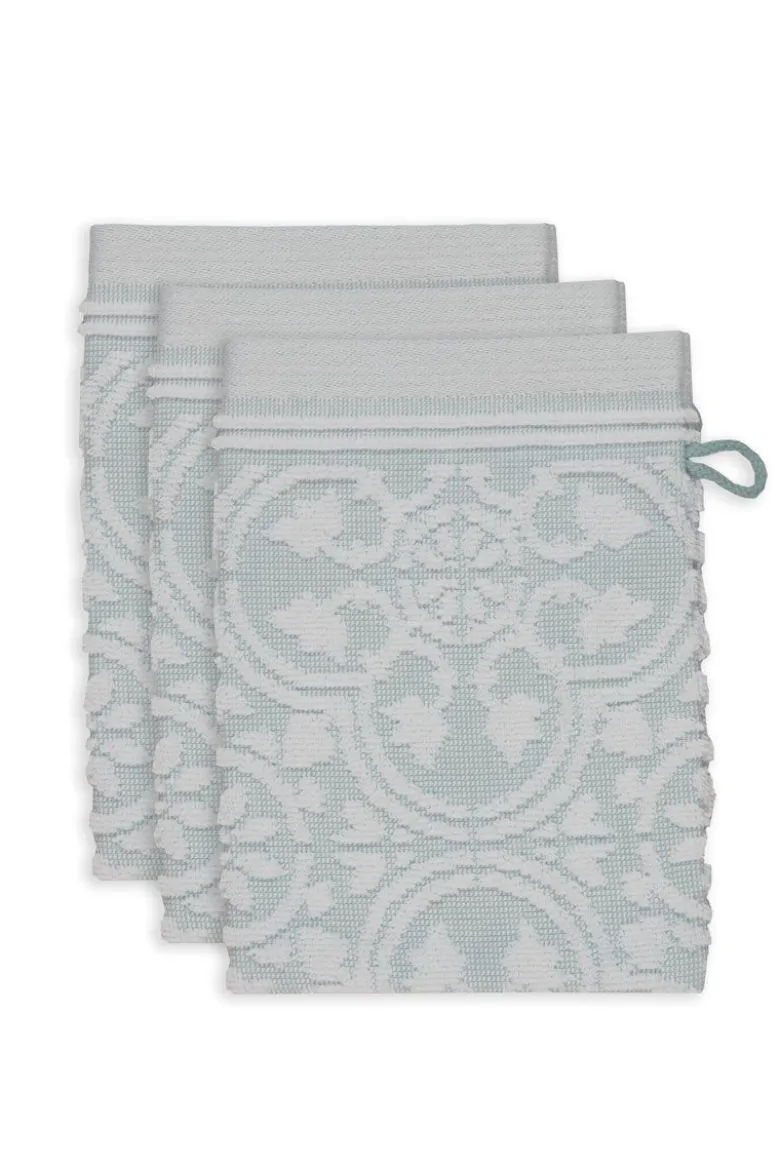Waschlappen Set/3 Tile de Pip Hellblau 16x22 cm