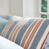 Zierkissen Bonsoir Combistripe Blau