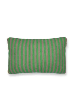 Zierkissen Bonsoir Stripe Grün