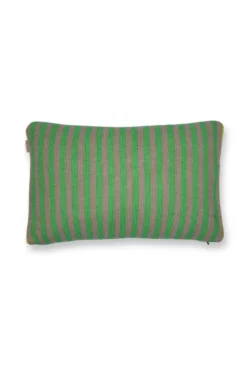 Zierkissen Bonsoir Stripe Grün