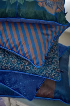 Zierkissen Multi Streifen Blau