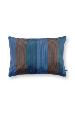 Zierkissen Multi Streifen Blau