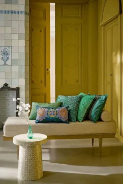 Zierkissen Multi Streifen Grün