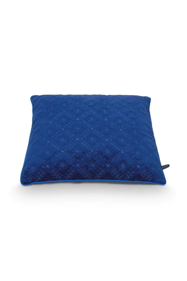Zierkissen Quilted Daisy Blau