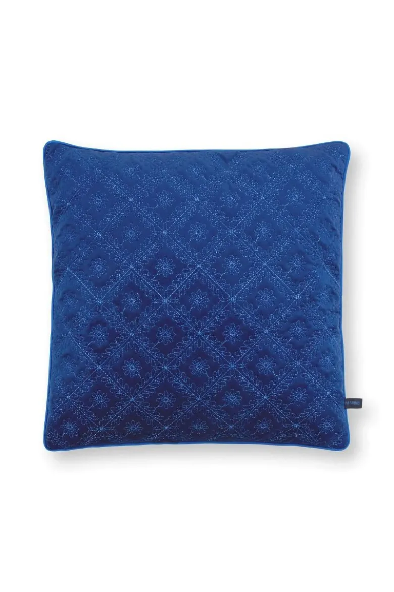 Zierkissen Quilted Daisy Blau