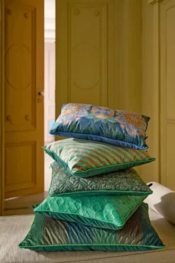 Zierkissen Quilted Daisy Grün