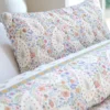 Zierkissen Quilted Kairi Bloom Hellblau